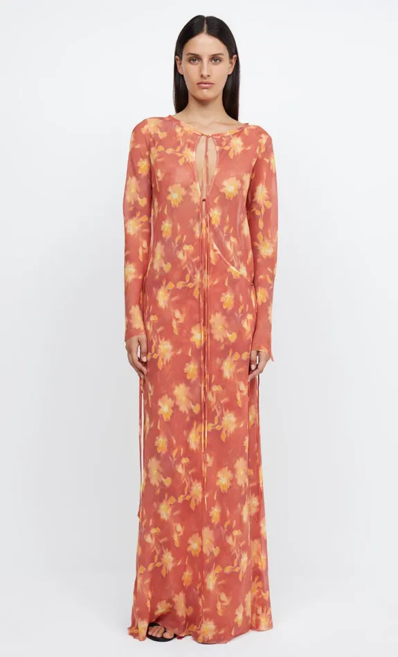 Women Dresses Bec Bridge AZALEA WRAP LONG SLEEVE MAXI DRESS Lumen Floral