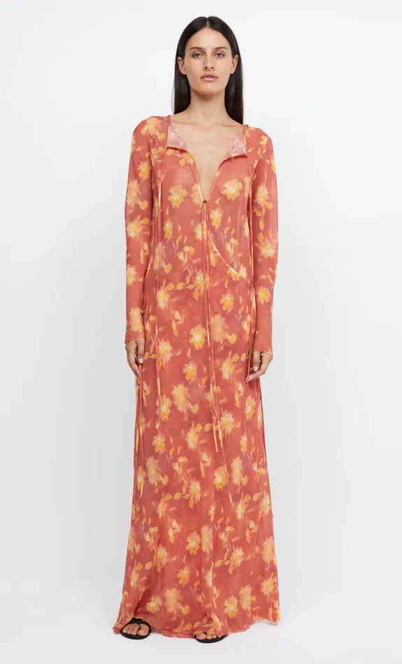 Women Dresses Bec Bridge AZALEA WRAP LONG SLEEVE MAXI DRESS Lumen Floral