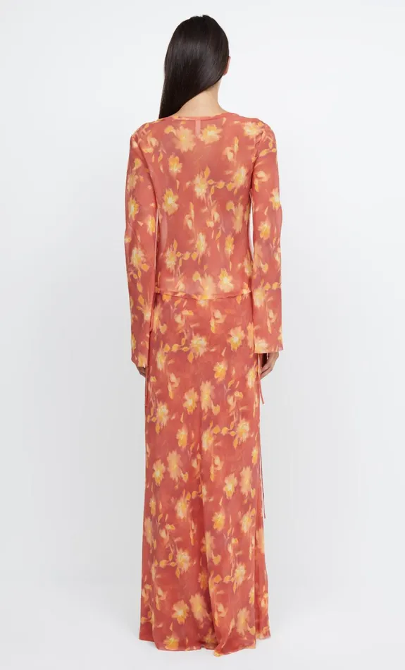 Women Dresses Bec Bridge AZALEA WRAP LONG SLEEVE MAXI DRESS Lumen Floral