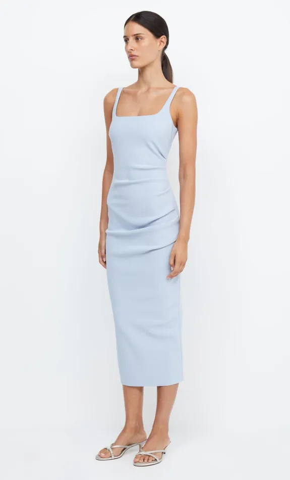 Women Dresses Bec Bridge BE MINE SQUARE NECK DRESS Dusty Blue