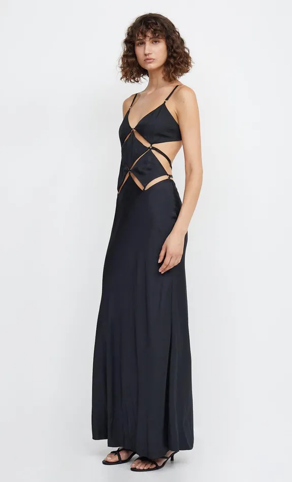 Women Dresses Bec Bridge DIAMOND DAYS STRAP MAXI DRESS Black