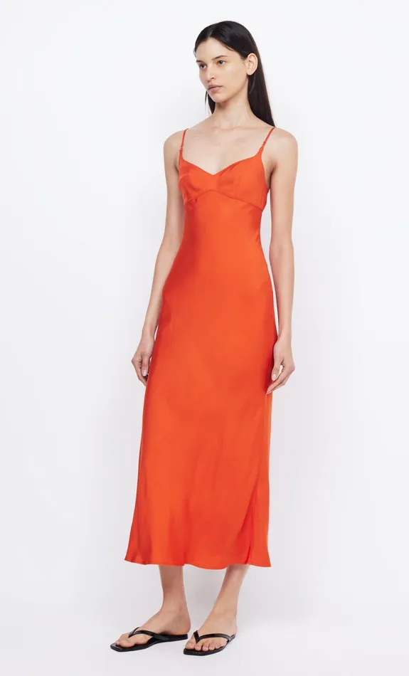 Women Dresses Bec Bridge EMERY MIDI DRESS Spice