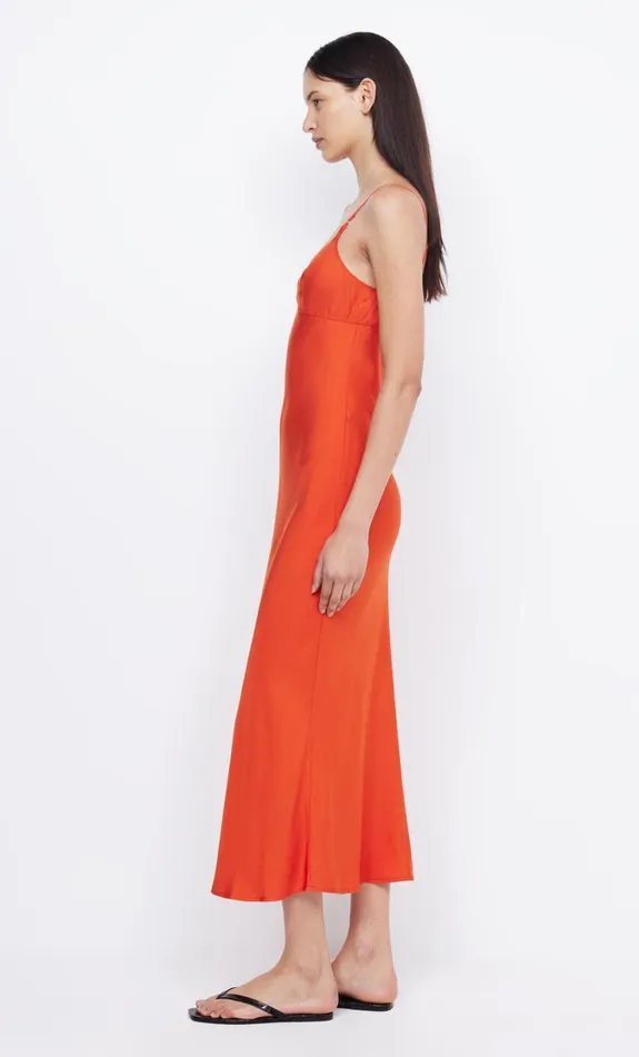 Women Dresses Bec Bridge EMERY MIDI DRESS Spice