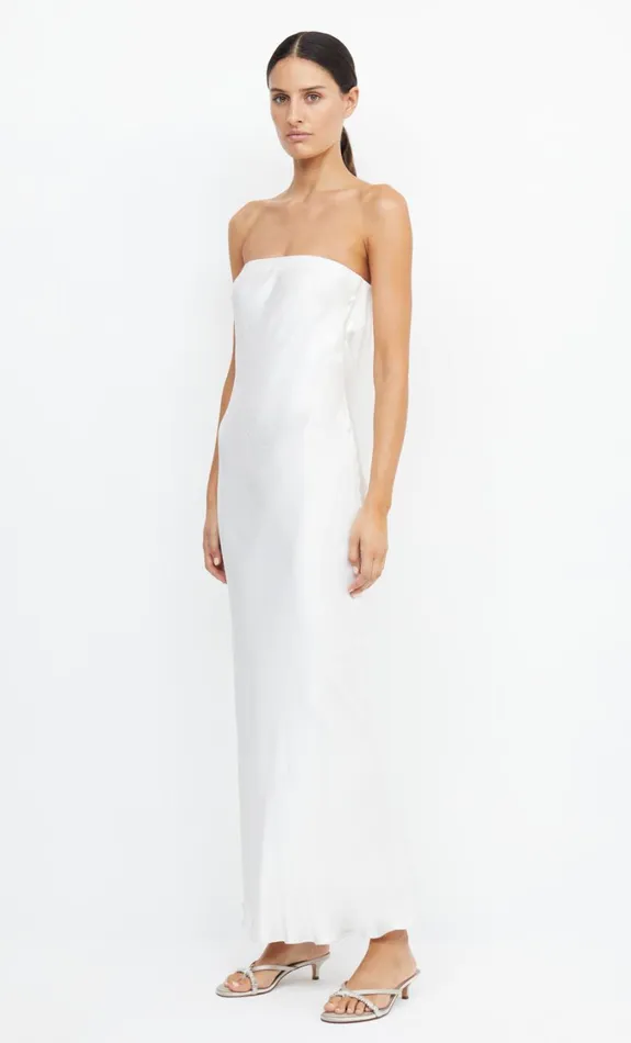 Women Dresses Bec Bridge MOON DANCE STRAPLESS DRESS Ivory