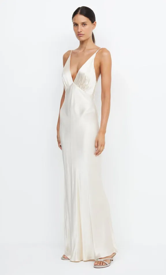 Women Dresses Bec Bridge MOON DANCE V MAXI DRESS Sand
