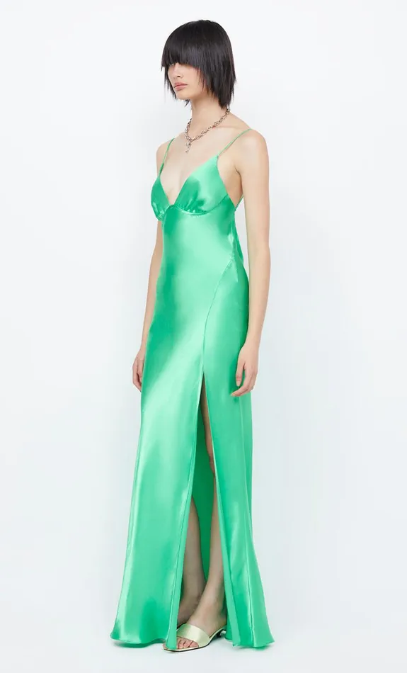 Women Dresses Bec Bridge REN SPLIT MAXI DRESS Emerald