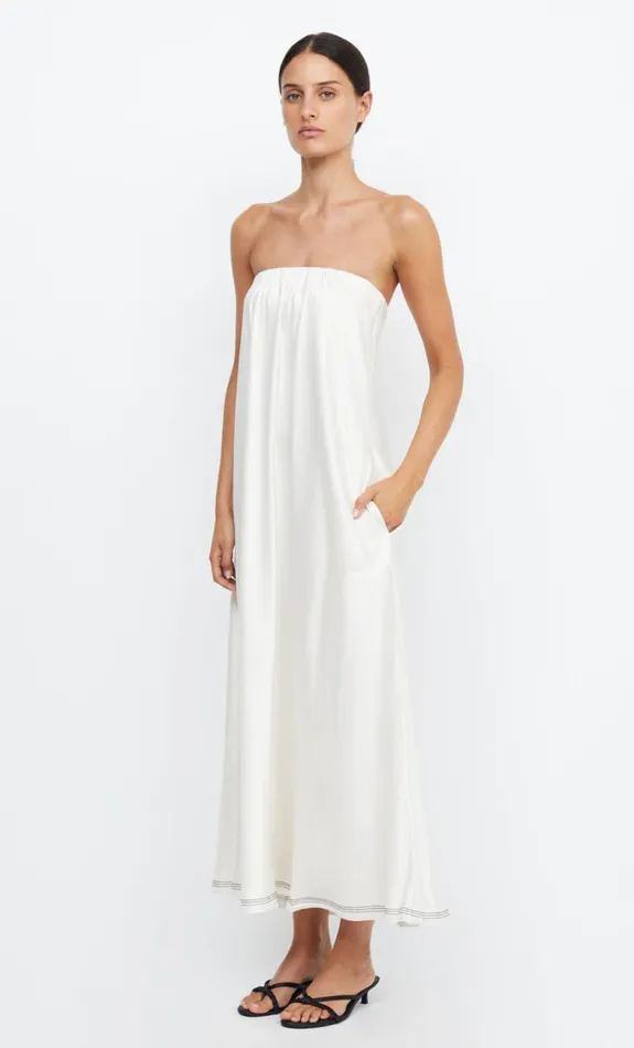 Women Dresses Bec Bridge TILLIE STRAPLESS MAXI DRESS Ivory