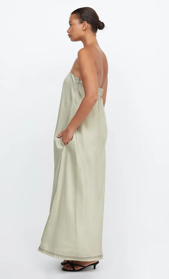 Women Dresses Bec Bridge TILLIE STRAPLESS MAXI DRESS Sage