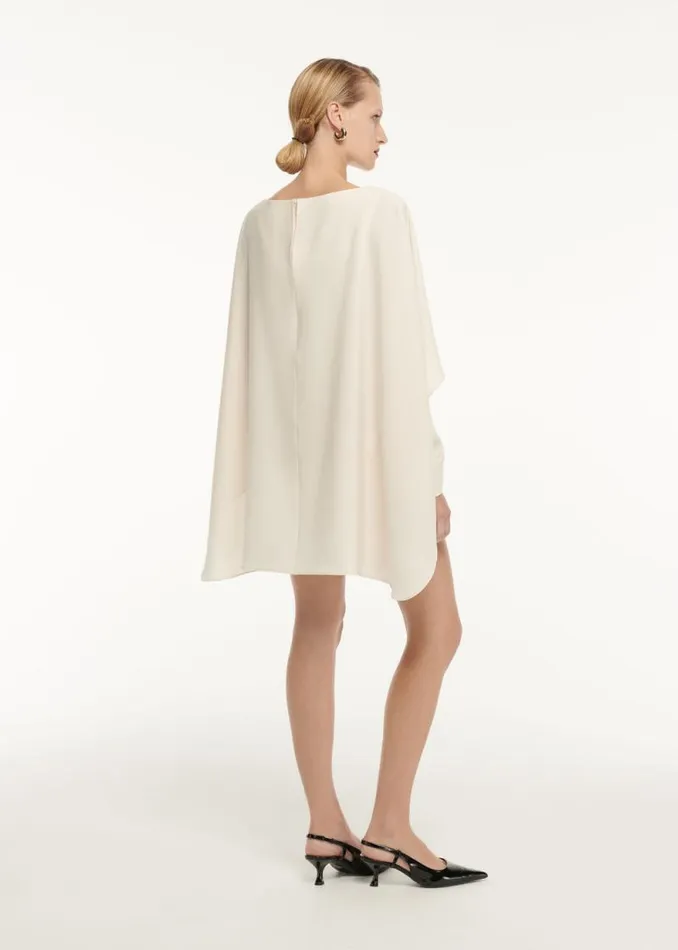 Women Dresses Roland Mouret Long Sleeve Satin Crepe Mini Dress