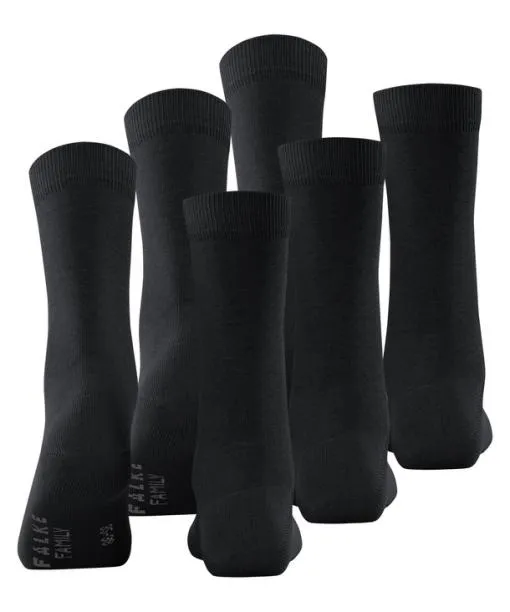 Women Family 3Pack Women Socks Black FALKE Socks