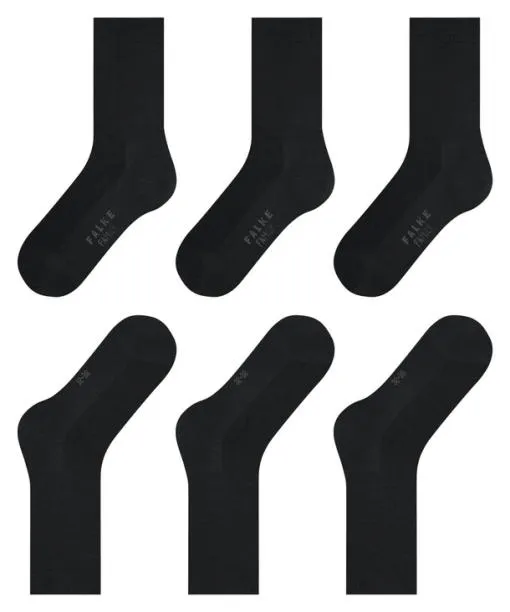 Women Family 3Pack Women Socks Black FALKE Socks