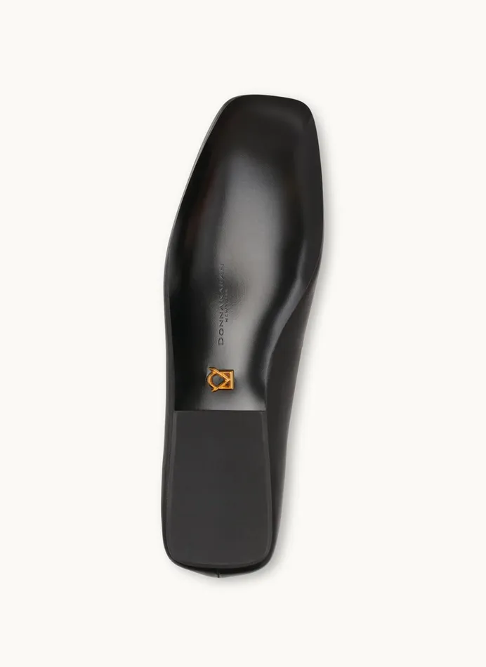 Women Flats And Loafers Donna Karan KYLEE BALLET FLAT Black