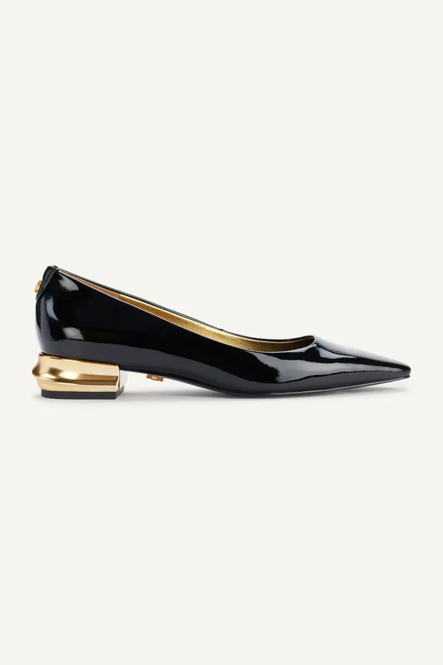 Women Flats And Loafers Donna Karan SAVITA POINTED FLAT Black