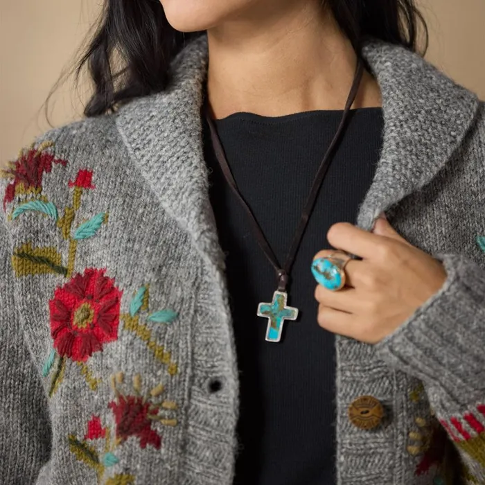 Women Flowering Vines Cardigan Heather Gray Sundance Catalog Sweaters Women Flowering Vines Cardigan Heather Gray Sundance Catalog Sweaters