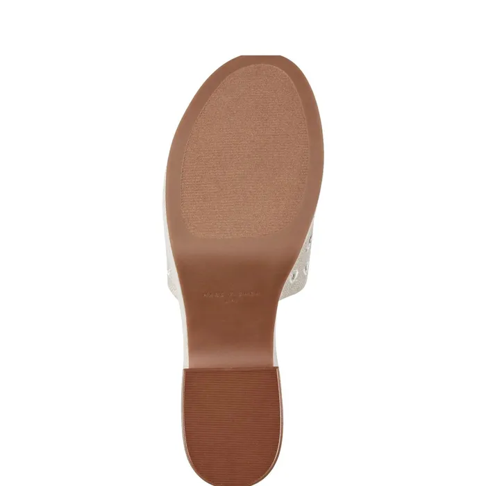 Women Foreva Platform Slide Sandal Light Natural Marc Fisher Mules and Slides