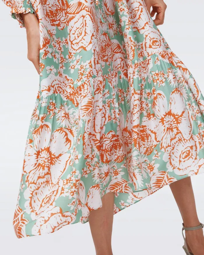 Women Fortina Dress June Bloom Jade DVF Dresses