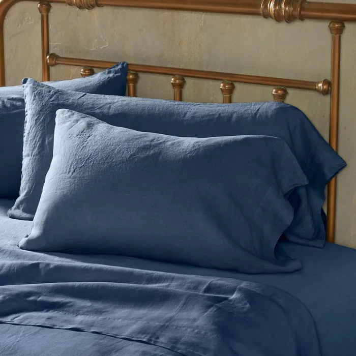 Women Gossamer Linen Pillowcase Poppy Sundance Catalog Bedding and Bath