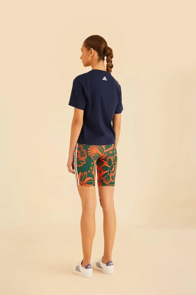 Women Green Adidas FARM Bike Shorts Green FARM Rio Shorts