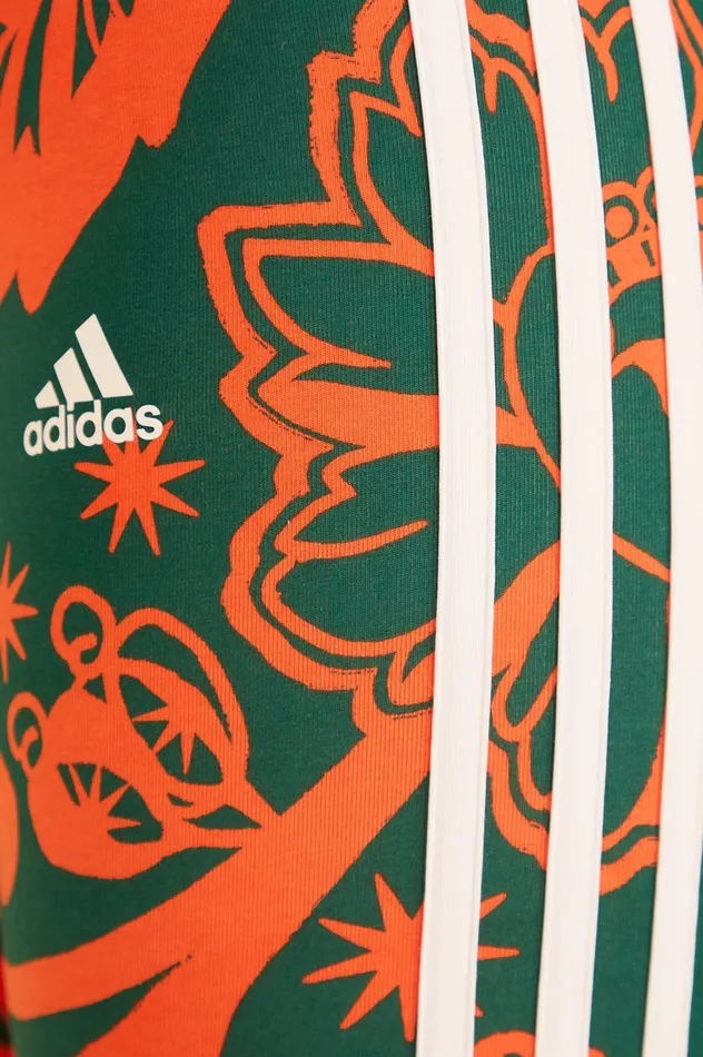 Women Green Adidas FARM Bike Shorts Green FARM Rio Shorts