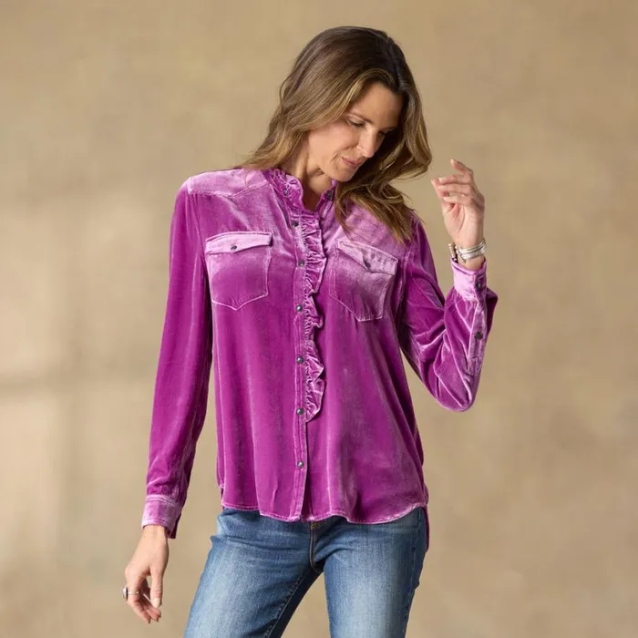 Women Gretel Velvet Shirt Petite Black Sundance Catalog Petite Styles Women Gretel Velvet Shirt Petite Black Sundance Catalog Petite Styles