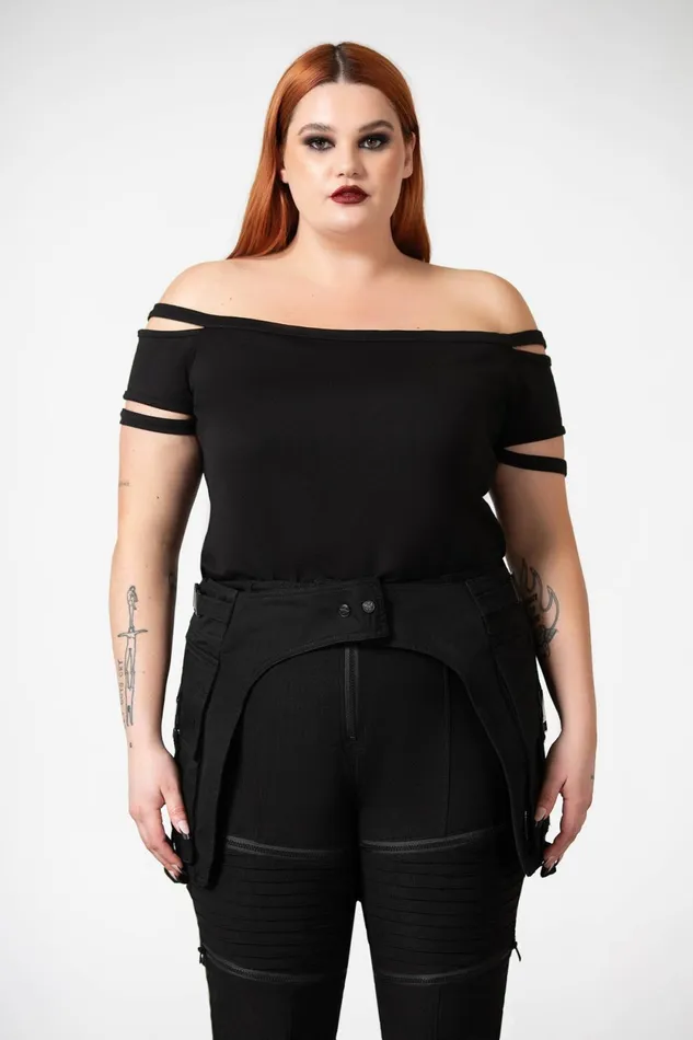 Women Harnesses and Belts Killstar Glitch Pocket Belt