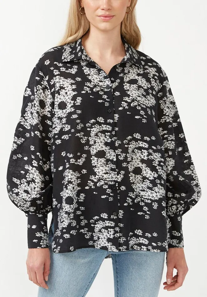 Women Hayley Floral Skull Women039s Buttons Down Blouse Floral Skull Buffalo David Bitton Blouses Women Hayley Floral Skull Women039s Buttons Down Blouse Floral Skull Buffalo David Bitton Blouses