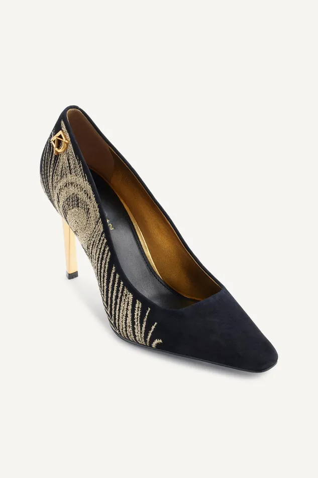 Women Heels And Wedges Donna Karan SAVITA HIGH PUMP Black