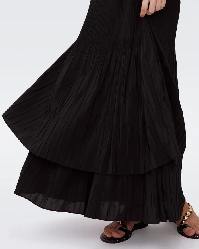 Women Hugo Dress Black DVF Dresses