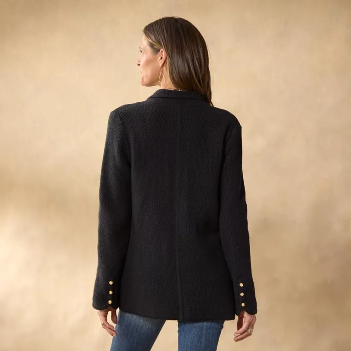 Women Ivy League Sweater Blazer Onyx Sundance Catalog Sweaters Women Ivy League Sweater Blazer Onyx Sundance Catalog Sweaters