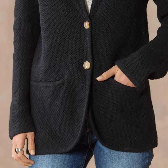 Women Ivy League Sweater Blazer Onyx Sundance Catalog Sweaters Women Ivy League Sweater Blazer Onyx Sundance Catalog Sweaters