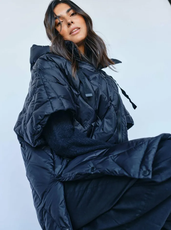 Women Jackets and Coats MOS MOSH MMFaisa Down Poncho Black