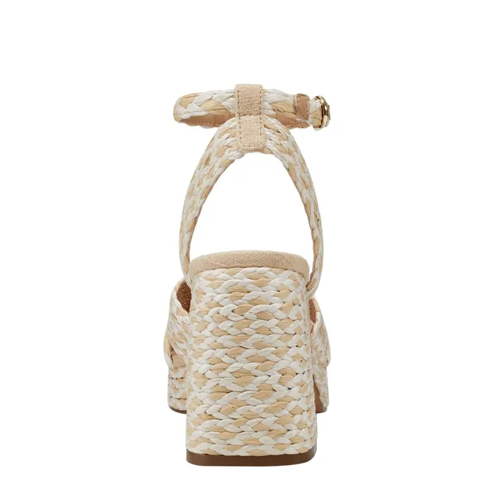 Women Janie Platform Sandal Light Natural Marc Fisher Sandals
