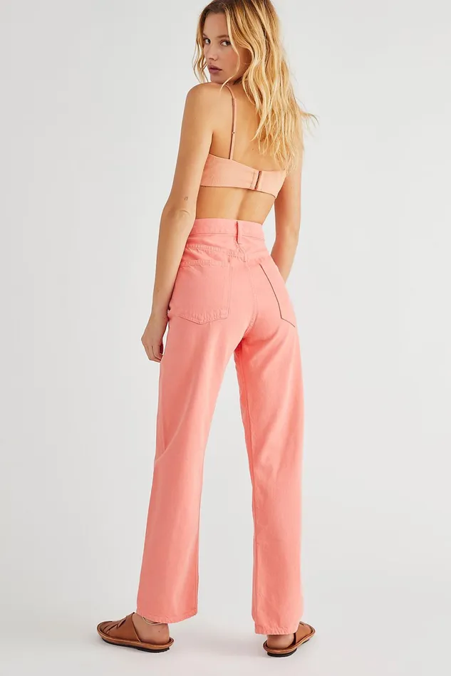 Women Jeans Free People AGOLDE Pinch Waist 90s Jean Calypso
