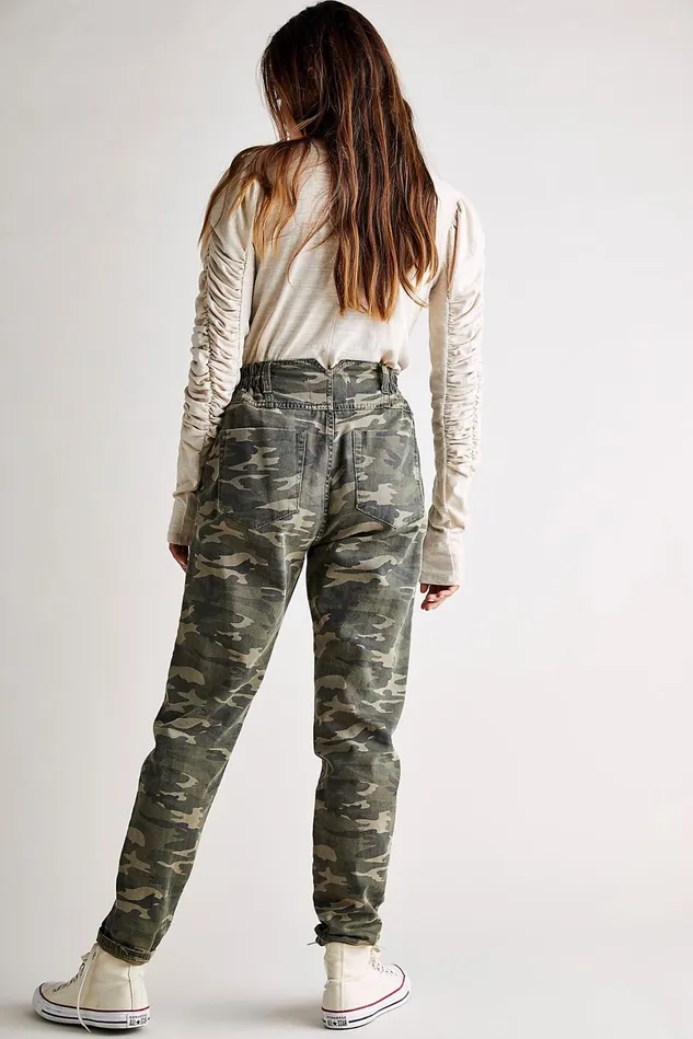 Women Jeans Free People OneTeaspoon Pioneer Skinny Jeans Camo