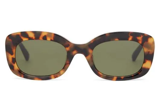 Women Jules Blonde Tortoisebottle Green TOMS Sunglasses