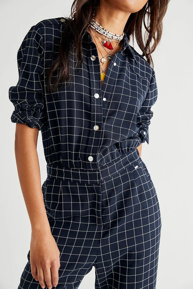 Women Jumpsuits Free People All In One Special Check Quality One Piece Combo