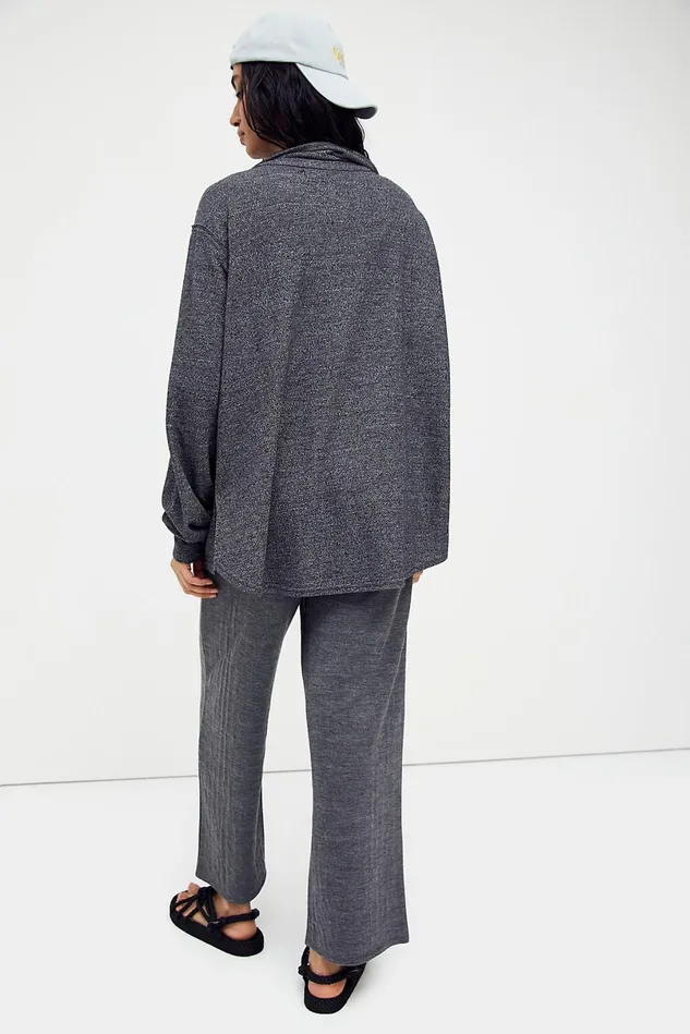 Women Jumpsuits Free People High Rise Set Charcoal Grey