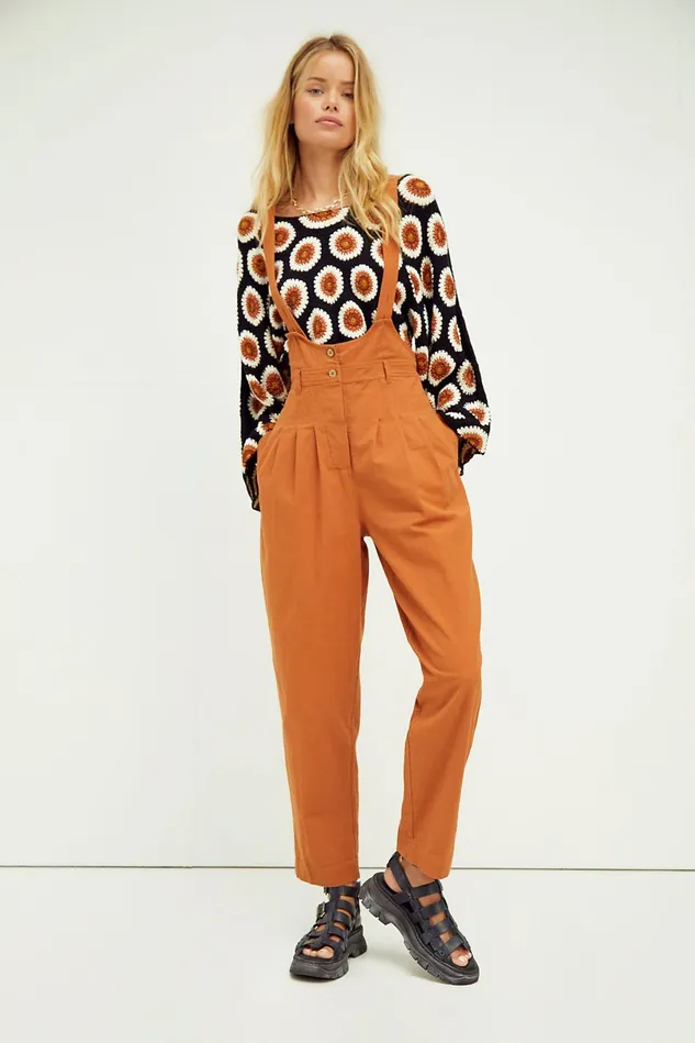Women Jumpsuits Free People Jamila Overalls Terra