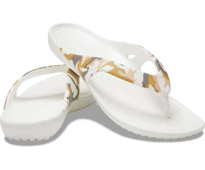Women Kadee II Printed Flip Camouflage Crocs Sandals