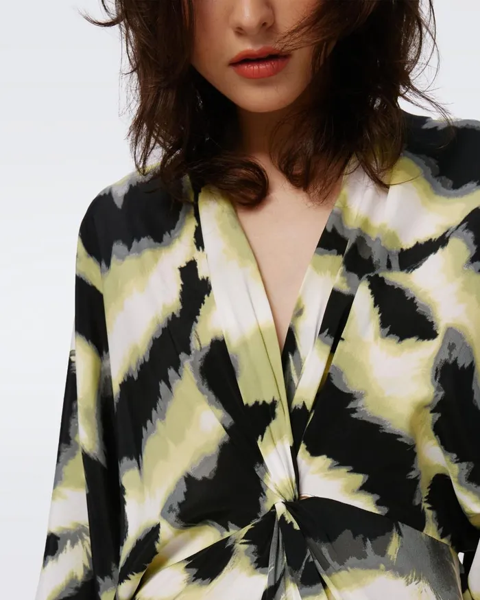 Women Kason Dress Wild Thing Shadow Green DVF Dresses