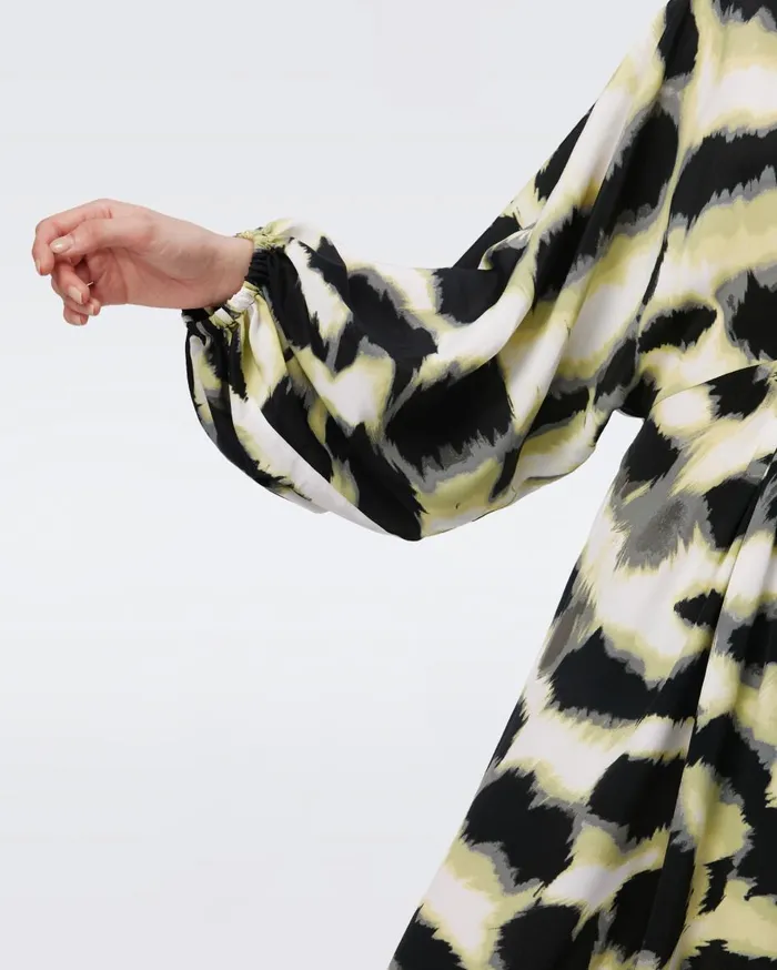 Women Kason Dress Wild Thing Shadow Green DVF Dresses