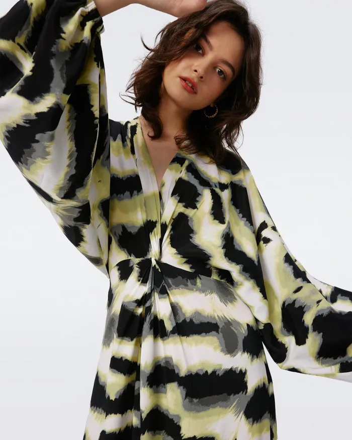Women Kason Dress Wild Thing Shadow Green DVF Dresses
