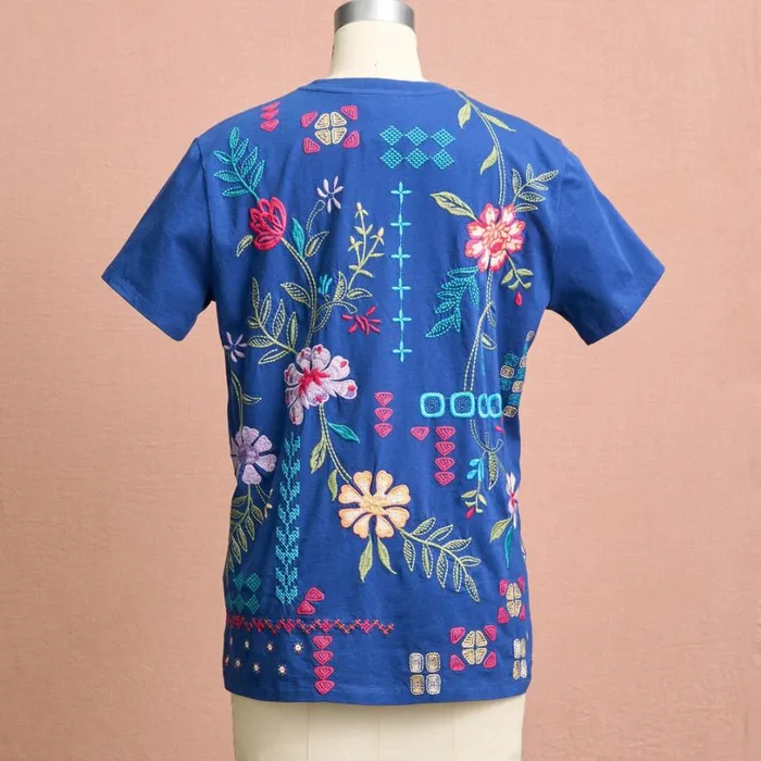 Women Katie Crewneck Tee Navy Sundance Catalog Tops Women Katie Crewneck Tee Navy Sundance Catalog Tops