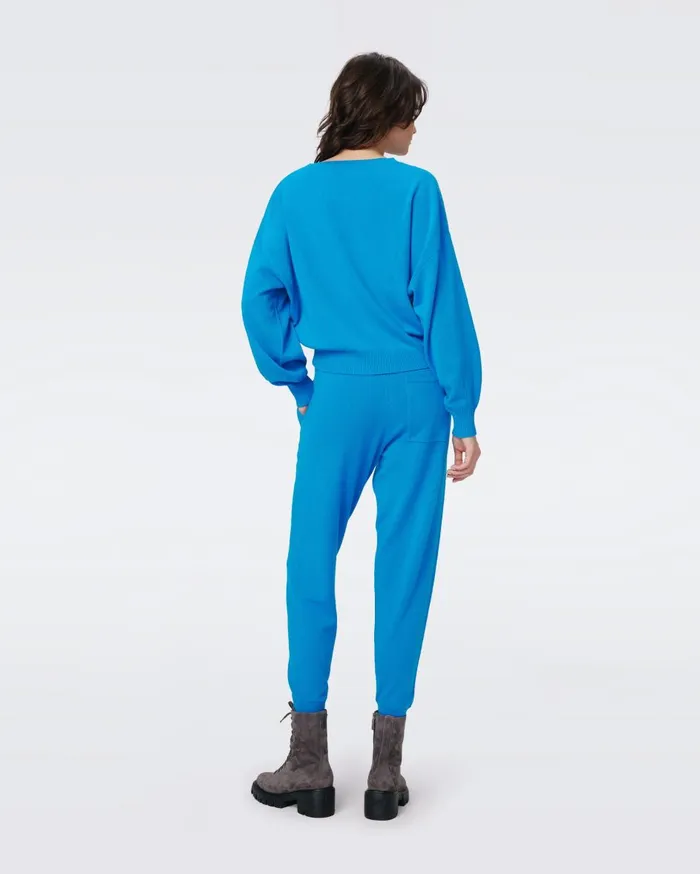 Women Ken WoolCashmere Top Peacock DVF Tops