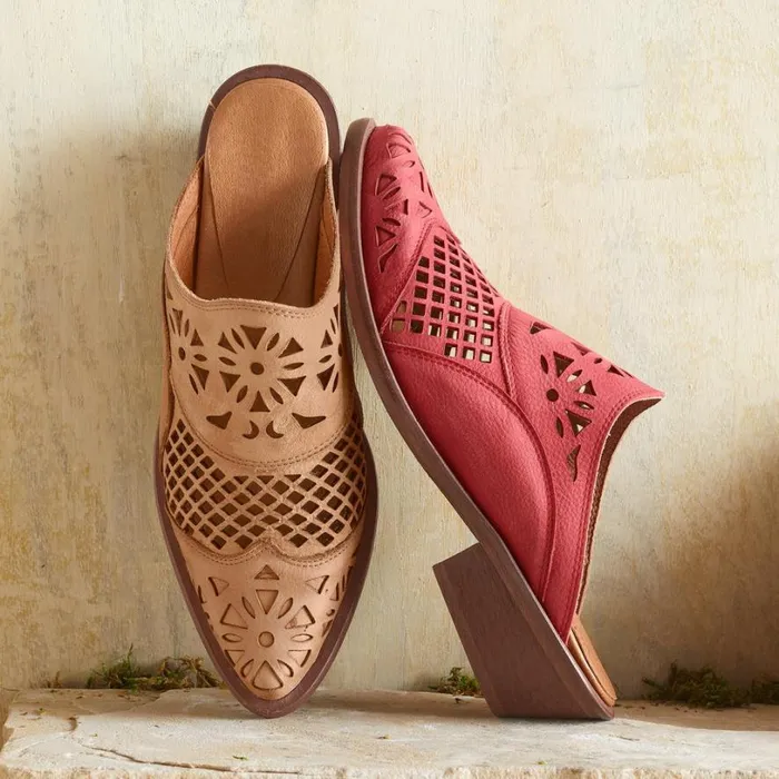 Women Krevo Mule Red Sundance Catalog Shoes