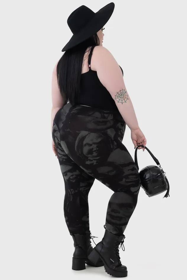 Women Leggings Killstar Eat Your Heart Out Leggings