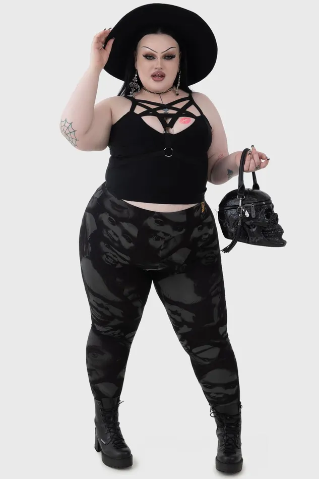 Women Leggings Killstar Eat Your Heart Out Leggings
