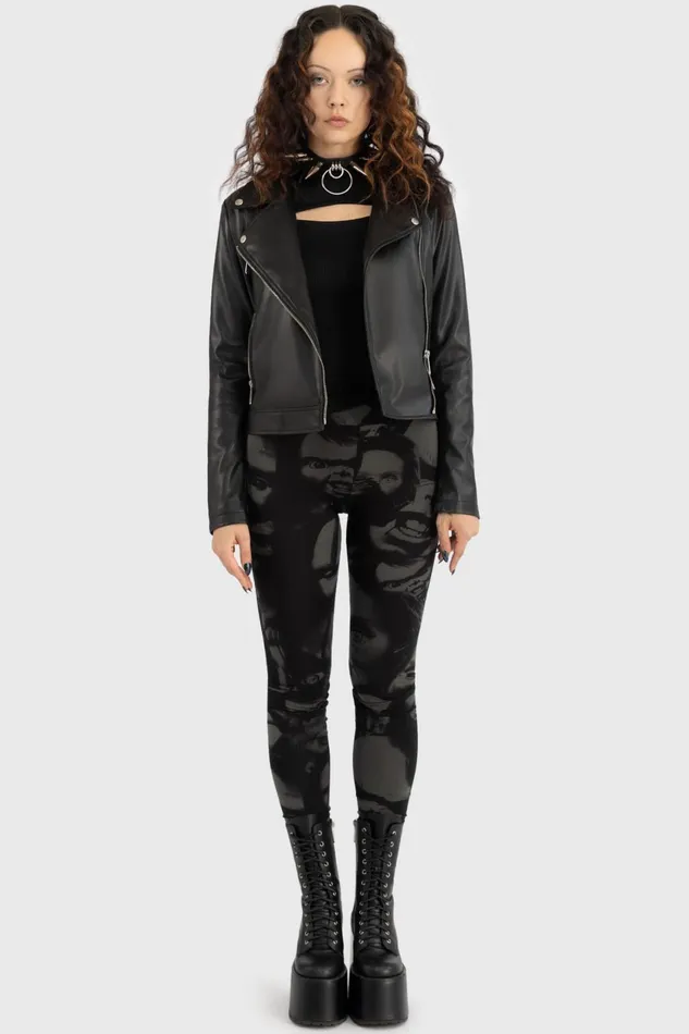 Women Leggings Killstar Eat Your Heart Out Leggings