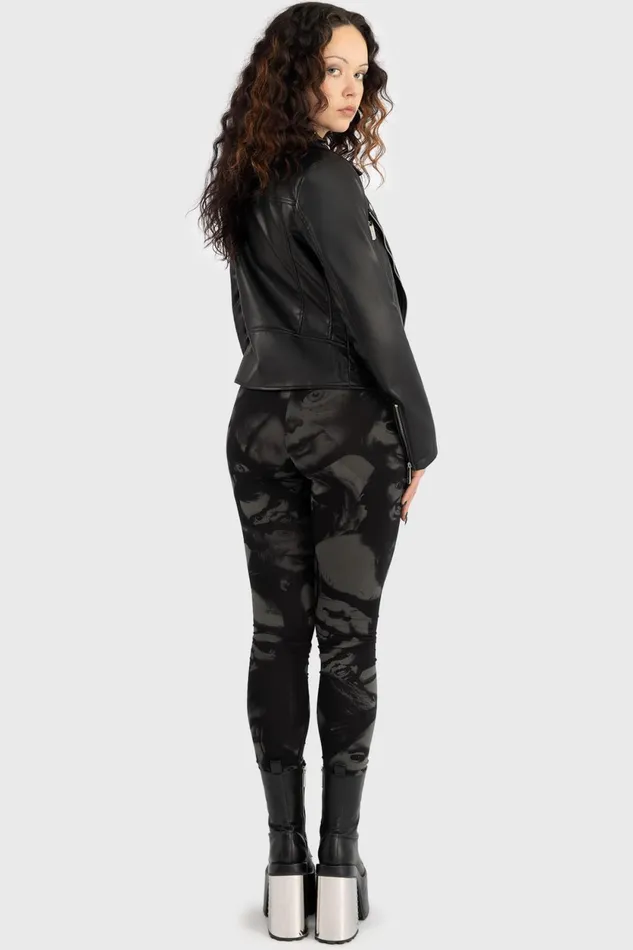 Women Leggings Killstar Eat Your Heart Out Leggings
