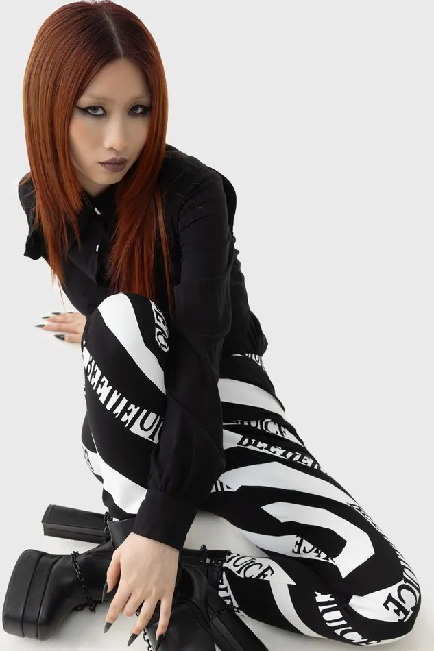 Women Leggings Killstar Vertigo Spiral Leggings
